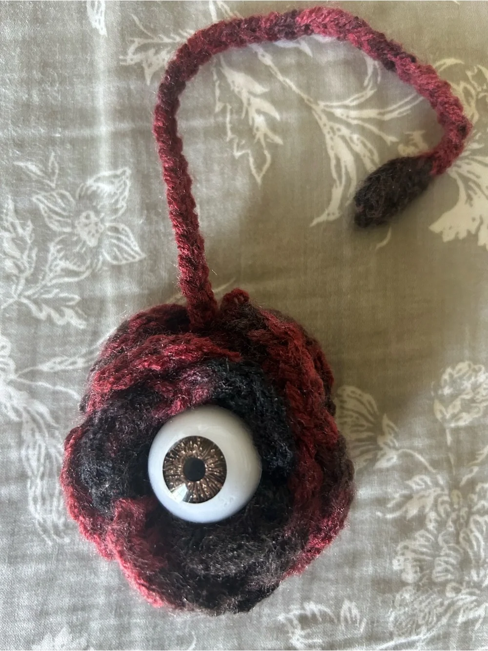 Handmade Crochet Eyeball Bookmark